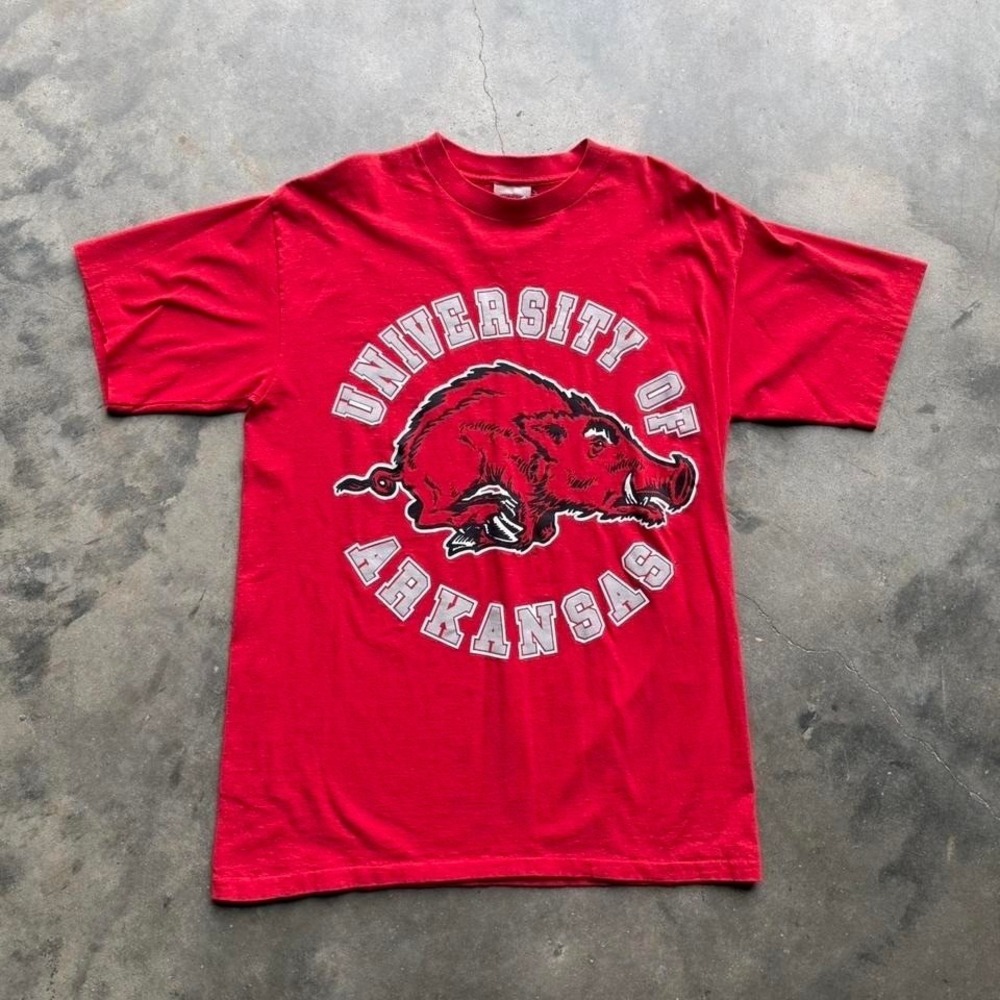 Vintage 90s Arkansas Razorbacks Nutmeg T shirt